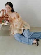 【スナイデル/SNIDEL】のボリュームギャザーフリルチュニック 大人の最旬トレンドファッション＆コーディネート founy(ファウニー) ファッション Fashion レディースファッション Fashion for Women トップス・カットソー Cut & Sew Tops ウェーブ Wavy Pattern エレガント 上品 Elegant オレンジ Orange 今季 This Season, Current Season シフォン Chiffon, Lightweight Fabric スマート Smart, Elegant チュニック Tunic, Long Top ドット Polka Dot, Dot Pattern 人気 Popular, Best Seller フィット Fit, Slim Fit フリル Frill, Ruffle プリーツ Pleats, Pleated ペプラム Peplum, Flared Hem ランダム Random, Irregular ワイド Wide, Wide Fit おすすめ Recommended / Our Picks thumbnail ORG[051]|ID: prp329100004975280 ipo3291000000037297143