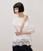 【アダム エ ロペ/ADAM ET ROPE'】のレースコンビT 大人の最旬トレンドファッション＆コーディネート founy(ファウニー) ファッション Fashion レディースファッション Fashion for Women インナー Innerwear ウォッシャブル Machine Washable カットソー Cut and Sewn Top コンビ Combo, Combination Style ジャケット Jacket, Outerwear スラックス Slacks, Dress Pants トレンド Trend, Trending Now ドッキング Docking, Mixed Material フェミニン Feminine, Girly ブラウジング Blouson Silhouette, Cinched Waist メッシュ Mesh, Net Fabric リネン Linen, Linen Fabric ループ Loop, Loop Knit レース Lace, Lace Fabric おすすめ Recommended / Our Picks 2026年 2026 2026春夏・S/S Spring/Summer 2026 SS26 thumbnail ホワイト系(11)|ID: prp329100004975282 ipo3291000000037297157
