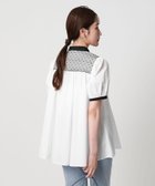 【ユナイテッドアローズ/UNITED ARROWS】のエンブロイダリーショートスリーブブラウス - ウォッシャブル - 大人の最旬トレンドファッション＆コーディネート founy(ファウニー) ファッション Fashion レディースファッション Fashion for Women トップス・カットソー Cut & Sew Tops シャツ・ブラウス・オフィスカジュアル Elegant Blouses & Button-Ups ウォッシャブル Machine Washable ヴィンテージ Vintage Style ギャザー Gathered, Ruffled ショート Short, Short Length ストレート Straight, Straight Cut スリーブ Sleeve, Long Sleeve / Short Sleeve タンブラー Tumbler, Travel Mug デニム Denim, Jeans Material ノースリーブ Sleeveless, No-Sleeve 人気 Popular, Best Seller パイピング Piping, Trim Design ヨーク Yoke, Yoke Design ワイド Wide, Wide Fit アウトレット Outlet / Clearance 夏 Summer thumbnail OFF WHITE|ID: prp329100004975283 ipo3291000000037297159