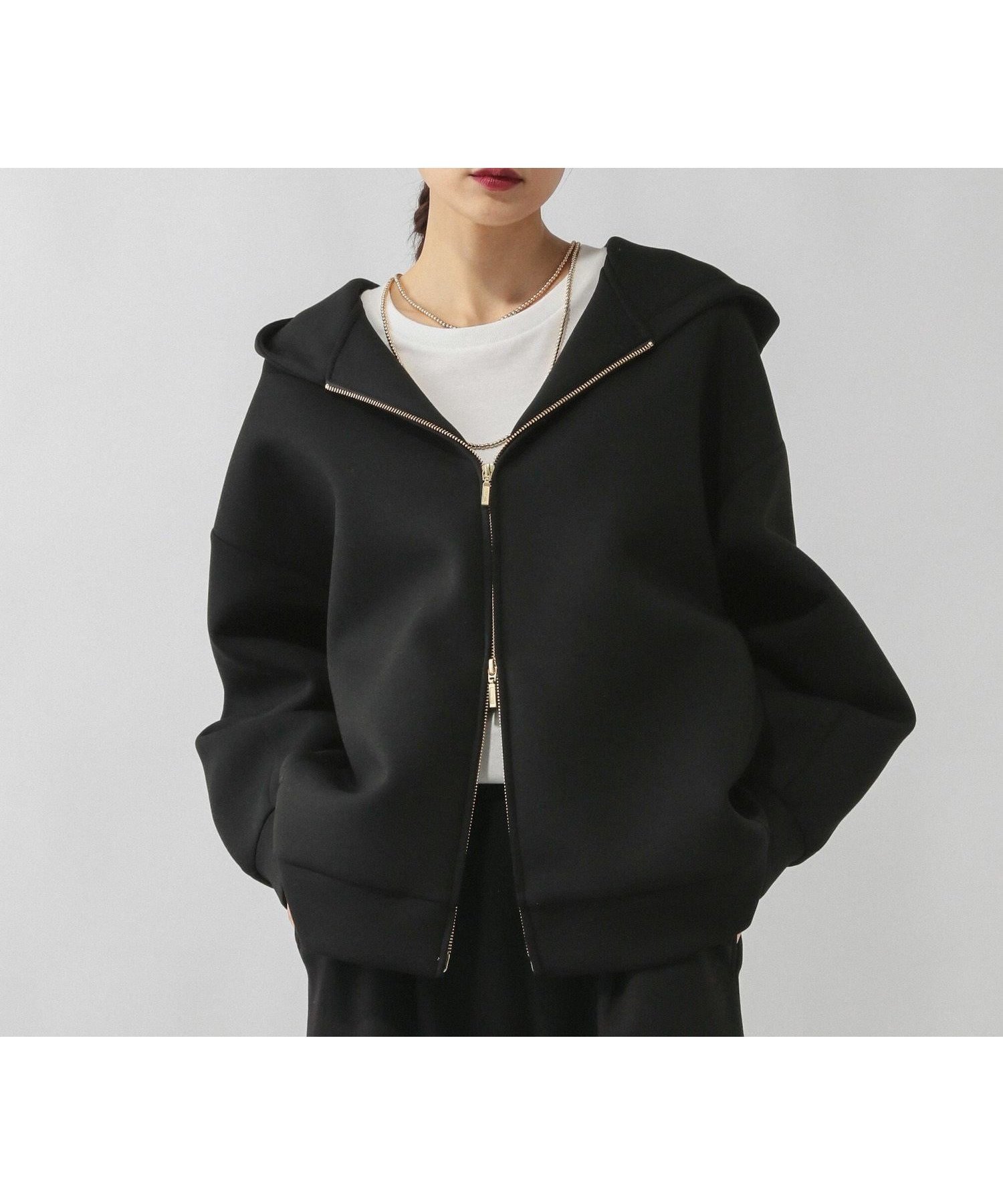 【グローバルワーク/GLOBAL WORK】のダンボールBIGフーディ/636025 インテリア・キッズ・メンズ・レディースファッション・服の通販 founy(ファウニー) 　ファッション　Fashion　レディースファッション　Fashion for Women　おすすめ　Recommended / Our Picks　インナー　Innerwear　スウェット / スエット　Sweatshirt, Sweatwear　スラックス　Slacks, Dress Pants　パターン　Pattern, Design Print　フレア　Flare, Flared　ボトム　Bottoms, Lower Wear　ブラック09|ID: prp329100004975286 ipo3291000000037297176