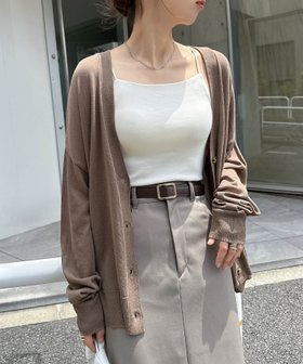 【アンドミー/andme】のUVカット 接触冷感 シアー ショート丈 カーディガン 大人の最旬トレンドファッション＆コーディネート founy(ファウニー) ファッション Fashion レディースファッション Fashion for Women トップス・カットソー Cut & Sew Tops カーディガン・羽織り Layered Style Cardigans カーディガン Cardigan, Knitwear シアー Sheer, See-Through ショート Short, Short Length トレンド Trend, Trending Now バランス Balance, Style Balance ベーシック Basic, Essential ボトム Bottoms, Lower Wear おすすめ Recommended / Our Picks |ID:prp329100004975290