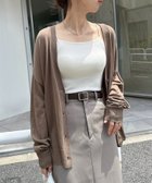 【アンドミー/andme】のUVカット 接触冷感 シアー ショート丈 カーディガン 大人の最旬トレンドファッション＆コーディネート founy(ファウニー) ファッション Fashion レディースファッション Fashion for Women トップス・カットソー Cut & Sew Tops カーディガン・羽織り Layered Style Cardigans カーディガン Cardigan, Knitwear シアー Sheer, See-Through ショート Short, Short Length トレンド Trend, Trending Now バランス Balance, Style Balance ベーシック Basic, Essential ボトム Bottoms, Lower Wear おすすめ Recommended / Our Picks thumbnail モカブラウン|ID: prp329100004975290 ipo3291000000037297200