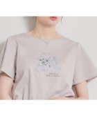 【クチュール ブローチ/Couture Brooch】の【接触冷感・UVカット・洗える】トゥシューズプリントTシャツ ライトグレー|ID: prp329100004975295 ipo3291000000037366113
