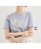 【クチュール ブローチ/Couture Brooch】の【接触冷感・UVカット・洗える】トゥシューズプリントTシャツ ブルー|ID: prp329100004975295 ipo3291000000037366116