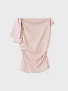 【エイミーイストワール/eimy istoire】のASYMMETRY RIBBON TOPS 大人の最旬トレンドファッション＆コーディネート founy(ファウニー) ファッション Fashion レディースファッション Fashion for Women トップス・カットソー Cut & Sew Tops アシンメトリー Asymmetrical Style ギャザー Gathered, Ruffled シンプル Simple, Minimal スラックス Slacks, Dress Pants スリーブ Sleeve, Long Sleeve / Short Sleeve デニム Denim, Jeans Material ドレープ Drape, Draping Fabric なめらか Smooth, Silky Texture フィット Fit, Slim Fit 再入荷 Restock / Back in Stock おすすめ Recommended / Our Picks thumbnail PINK BEIGE|ID: prp329100004975299 ipo3291000000037297264