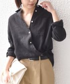 【シップス/SHIPS】の《追加 》SHIPS Colors 洗濯機可能 ユーロリネン 2WAY ロングスリーブ シャツ 大人の最旬トレンドファッション＆コーディネート founy(ファウニー) ファッション Fashion レディースファッション Fashion for Women トップス・カットソー Cut & Sew Tops シャツ・ブラウス・オフィスカジュアル Elegant Blouses & Button-Ups イエロー Yellow カシュクール Wrap Design 今季 This Season, Current Season スリーブ Sleeve, Long Sleeve / Short Sleeve タンク Tank Top, Sleeveless Top 定番 Standard, Basic Item フロント Front, Front Design ボトム Bottoms, Lower Wear 半袖 Short Sleeve, Half Sleeve 羽織 Haori, Light Jacket メンズ Men's, Menswear リネン Linen, Linen Fabric ロング Long, Long-Length アウトレット Outlet / Clearance 夏 Summer ビジネス 仕事 通勤 Business / Work / Commuting 2026年 2026 2026春夏・S/S Spring/Summer 2026 SS26 thumbnail ブラック|ID: prp329100004975307 ipo3291000000037297306