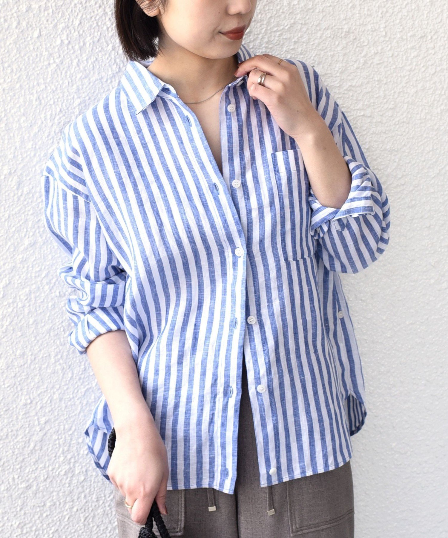 【シップス/SHIPS】の《追加 》SHIPS Colors 洗濯機可能 ユーロリネン 2WAY ロングスリーブ シャツ インテリア・キッズ・メンズ・レディースファッション・服の通販 founy(ファウニー) 　ファッション　Fashion　レディースファッション　Fashion for Women　トップス・カットソー　Cut & Sew Tops　シャツ・ブラウス・オフィスカジュアル　Elegant Blouses & Button-Ups　イエロー　Yellow　カシュクール　Wrap Design　今季　This Season, Current Season　スリーブ　Sleeve, Long Sleeve / Short Sleeve　タンク　Tank Top, Sleeveless Top　定番　Standard, Basic Item　フロント　Front, Front Design　ボトム　Bottoms, Lower Wear　半袖　Short Sleeve, Half Sleeve　羽織　Haori, Light Jacket　メンズ　Men's, Menswear　リネン　Linen, Linen Fabric　ロング　Long, Long-Length　アウトレット　Outlet / Clearance　夏　Summer　ビジネス 仕事 通勤　Business / Work / Commuting　2026年　2026　2026春夏・S/S　Spring/Summer 2026 SS26　ブルー|ID: prp329100004975307 ipo3291000000037297310