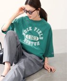 【フレームワーク/FRAMeWORK】のCHAMPION/チャンピオン 別注14s/1 Jesey RAGLAN Tシャツ 大人の最旬トレンドファッション＆コーディネート founy(ファウニー) ファッション Fashion レディースファッション Fashion for Women トップス・カットソー Cut & Sew Tops シャツ・ブラウス・オフィスカジュアル Elegant Blouses & Button-Ups ロングTシャツ・Tシャツ Longline T-Shirts & Tees スリーブ Sleeve, Long Sleeve / Short Sleeve ニューヨーク New York, NYC Style プリント Print, Printed Pattern 人気 Popular, Best Seller 別注 Limited Edition, Custom Order thumbnail グリーン|ID: prp329100004975332 ipo3291000000037297461