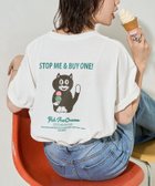 【フリークスストア/FREAK'S STORE】の限定展開 別注 YEH! キャット プリント 半袖 Tシャツ 大人の最旬トレンドファッション＆コーディネート founy(ファウニー) ファッション Fashion レディースファッション Fashion for Women トップス・カットソー Cut & Sew Tops シャツ・ブラウス・オフィスカジュアル Elegant Blouses & Button-Ups ロングTシャツ・Tシャツ Longline T-Shirts & Tees 2026年 2026 2026春夏・S/S Spring/Summer 2026 SS26 シンプル Simple, Minimal スペシャル Special, Limited Edition バランス Balance, Style Balance フロント Front, Front Design プリント Print, Printed Pattern ベーシック Basic, Essential ワンポイント One Point, Statement Accent 人気 Popular, Best Seller 別注 Limited Edition, Custom Order 半袖 Short Sleeve, Half Sleeve 夏 Summer S/S・春夏 SS, Spring/Summer, Warm Season 猫 Cat, Kitty thumbnail オフホワイト|ID: prp329100004975336 ipo3291000000037297478
