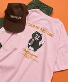 【フリークスストア/FREAK'S STORE】の限定展開 別注 YEH! キャット プリント 半袖 Tシャツ 大人の最旬トレンドファッション＆コーディネート founy(ファウニー) ファッション Fashion レディースファッション Fashion for Women トップス・カットソー Cut & Sew Tops シャツ・ブラウス・オフィスカジュアル Elegant Blouses & Button-Ups ロングTシャツ・Tシャツ Longline T-Shirts & Tees 2026年 2026 2026春夏・S/S Spring/Summer 2026 SS26 シンプル Simple, Minimal スペシャル Special, Limited Edition バランス Balance, Style Balance フロント Front, Front Design プリント Print, Printed Pattern ベーシック Basic, Essential ワンポイント One Point, Statement Accent 人気 Popular, Best Seller 別注 Limited Edition, Custom Order 半袖 Short Sleeve, Half Sleeve 夏 Summer S/S・春夏 SS, Spring/Summer, Warm Season 猫 Cat, Kitty thumbnail ライトピンク|ID: prp329100004975336 ipo3291000000037297480
