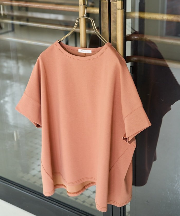 【フリークスストア/FREAK'S STORE】のクールタッチポンチドルマンスリーブ半袖トップス(接触冷感)【限定展開】 インテリア・キッズ・メンズ・レディースファッション・服の通販 founy(ファウニー) 　ファッション　Fashion　レディースファッション　Fashion for Women　トップス・カットソー　Cut & Sew Tops　コンパクト　Compact, Small Size　シンプル　Simple, Minimal　スニーカー　Sneakers, Trainers　スラックス　Slacks, Dress Pants　デニム　Denim, Jeans Material　ネックレス　Necklace, Pendant Necklace　半袖　Short Sleeve, Half Sleeve　ロング　Long, Long-Length　S/S・春夏　SS, Spring/Summer, Warm Season　おすすめ　Recommended / Our Picks　夏　Summer　2026年　2026　2026春夏・S/S　Spring/Summer 2026 SS26　オレンジ|ID: prp329100004975340 ipo3291000000037297501