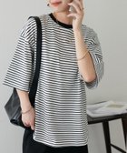 【ディスコート/Discoat】の【17色展開】ビック半袖Tシャツ≪WEB限定≫ 大人の最旬トレンドファッション＆コーディネート founy(ファウニー) ファッション Fashion レディースファッション Fashion for Women トップス・カットソー Cut & Sew Tops シャツ・ブラウス・オフィスカジュアル Elegant Blouses & Button-Ups ロングTシャツ・Tシャツ Longline T-Shirts & Tees シンプル Simple, Minimal 半袖 Short Sleeve, Half Sleeve thumbnail アイボリー|ID: prp329100004975341 ipo3291000000037297505