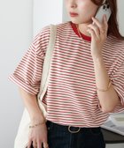 【ディスコート/Discoat】の【17色展開】ビック半袖Tシャツ≪WEB限定≫ 大人の最旬トレンドファッション＆コーディネート founy(ファウニー) ファッション Fashion レディースファッション Fashion for Women トップス・カットソー Cut & Sew Tops シャツ・ブラウス・オフィスカジュアル Elegant Blouses & Button-Ups ロングTシャツ・Tシャツ Longline T-Shirts & Tees シンプル Simple, Minimal 半袖 Short Sleeve, Half Sleeve thumbnail レッド|ID: prp329100004975341 ipo3291000000037297514