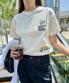 【アンドミー/andme】のランダム ロゴ 刺繍 エンブロイダリー 半袖 Tシャツ 大人の最旬トレンドファッション＆コーディネート founy(ファウニー) ファッション Fashion レディースファッション Fashion for Women トップス・カットソー Cut & Sew Tops シャツ・ブラウス・オフィスカジュアル Elegant Blouses & Button-Ups ロングTシャツ・Tシャツ Longline T-Shirts & Tees エンブロイダリー Embroidery Design 人気 Popular, Best Seller ベーシック Basic, Essential 半袖 Short Sleeve, Half Sleeve ランダム Random, Irregular おすすめ Recommended / Our Picks thumbnail エクリュ|ID: prp329100004975342 ipo3291000000037297524