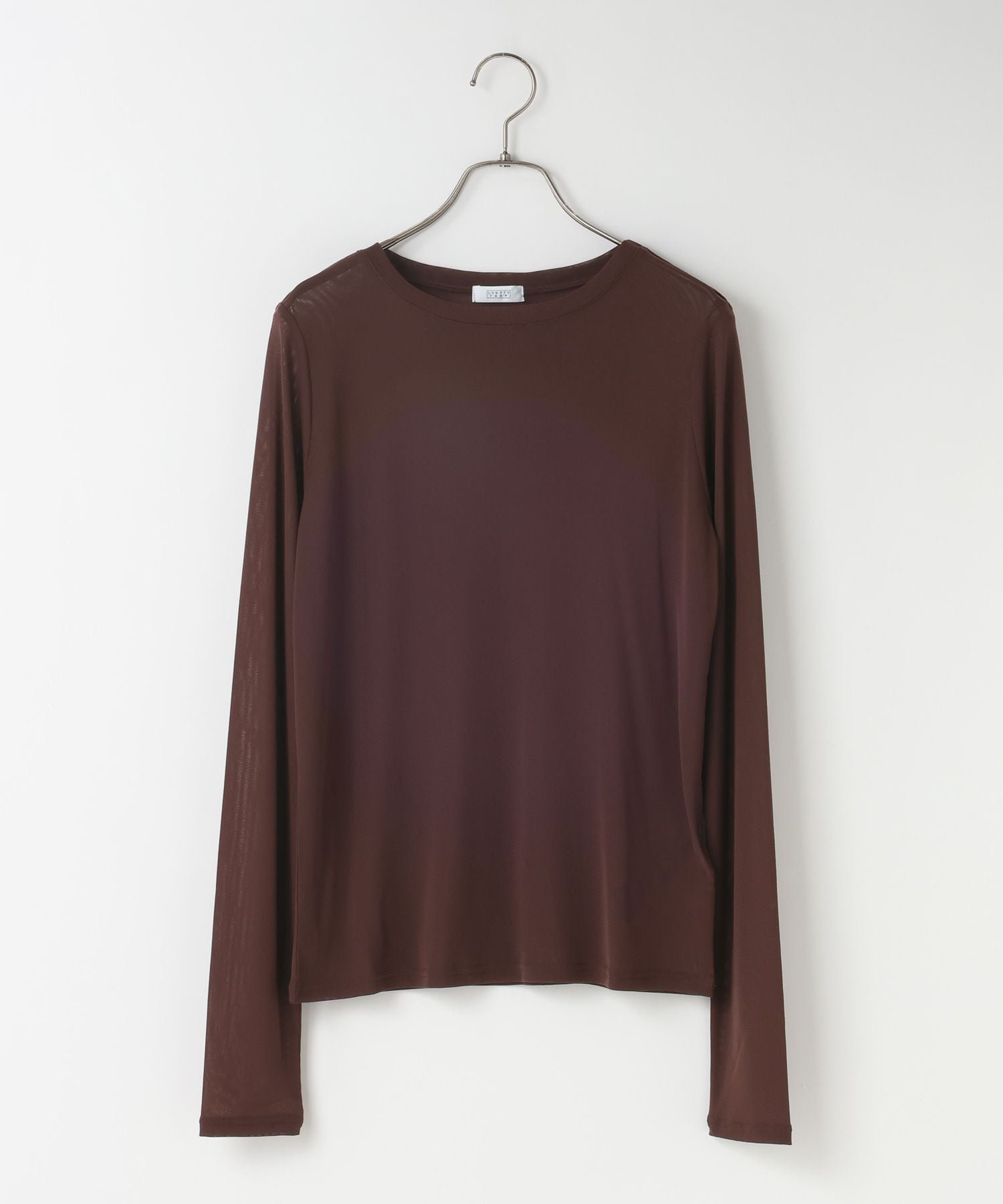 【ローリーズファーム/LOWRYS FARM】のナイロンシアータイトLS インテリア・キッズ・メンズ・レディースファッション・服の通販 founy(ファウニー) 　ファッション　Fashion　レディースファッション　Fashion for Women　おすすめ　Recommended / Our Picks　インナー　Innerwear　サロペット　Overalls, Salopette　シアー　Sheer, See-Through　ジャケット　Jacket, Outerwear　ベスト　Vest, Waistcoat　メッシュ　Mesh, Net Fabric　ブラウン|ID: prp329100004975346 ipo3291000000037297545
