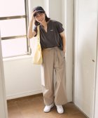【フリークスストア/FREAK'S STORE】の別注スキッパーブラウス パンツセットアップ 大人の最旬トレンドファッション＆コーディネート founy(ファウニー) ファッション Fashion レディースファッション Fashion for Women セットアップ Matching Sets レディースパンツ・ボトムス Pants & Trousers / Bottoms カットソー Cut and Sewn Top 抗菌 Antibacterial, Bacteria-Resistant 軽量 Lightweight, Ultra Light シンプル Simple, Minimal スキッパー Skipper, Open Collar ストレッチ Stretch, Stretchy Fabric スペシャル Special, Limited Edition セットアップ Set-Up, Coordinated Outfit トリプル Triple, Three Layers 別注 Limited Edition, Custom Order ラップ Wrap, Wrap Design リラックス Relax, Relaxed Fit 楽ちん Easy Fit, Comfortable ワイド Wide, Wide Fit S/S・春夏 SS, Spring/Summer, Warm Season 夏 Summer 2026年 2026 2026春夏・S/S Spring/Summer 2026 SS26 thumbnail ベージュ|ID: prp329100004975353 ipo3291000000037297578