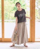 【フリークスストア/FREAK'S STORE】の別注 フレンチスリーブTシャツ スカートセットアップ 大人の最旬トレンドファッション＆コーディネート founy(ファウニー) ファッション Fashion レディースファッション Fashion for Women セットアップ Matching Sets スカート・ミニ/ミディ/マキシ Skirts / Mini, Midi & Maxi Skirts カットソー Cut and Sewn Top 抗菌 Antibacterial, Bacteria-Resistant 軽量 Lightweight, Ultra Light シンプル Simple, Minimal ストレッチ Stretch, Stretchy Fabric スペシャル Special, Limited Edition スリーブ Sleeve, Long Sleeve / Short Sleeve セットアップ Set-Up, Coordinated Outfit トリプル Triple, Three Layers バルーン Balloon, Balloon Silhouette フレンチ French, French Style 別注 Limited Edition, Custom Order S/S・春夏 SS, Spring/Summer, Warm Season 夏 Summer 2026年 2026 2026春夏・S/S Spring/Summer 2026 SS26 thumbnail チャコールグレー×ベージュ|ID: prp329100004975355 ipo3291000000037297585