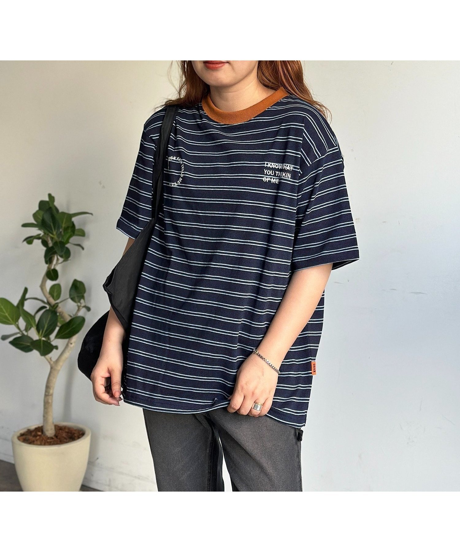 【シーピーシーエム/CPCM】のインディゴボーダーT インテリア・キッズ・メンズ・レディースファッション・服の通販 founy(ファウニー) 　ファッション　Fashion　レディースファッション　Fashion for Women　インディゴ　Indigo Denim　カーゴパンツ　Cargo Pants, Utility Pants　デニム　Denim, Jeans Material　プリント　Print, Printed Pattern　ボーダー　Border, Stripe　リラックス　Relax, Relaxed Fit　ワイド　Wide, Wide Fit　おすすめ　Recommended / Our Picks　夏　Summer　ネイビー|ID: prp329100004975358 ipo3291000000037297593