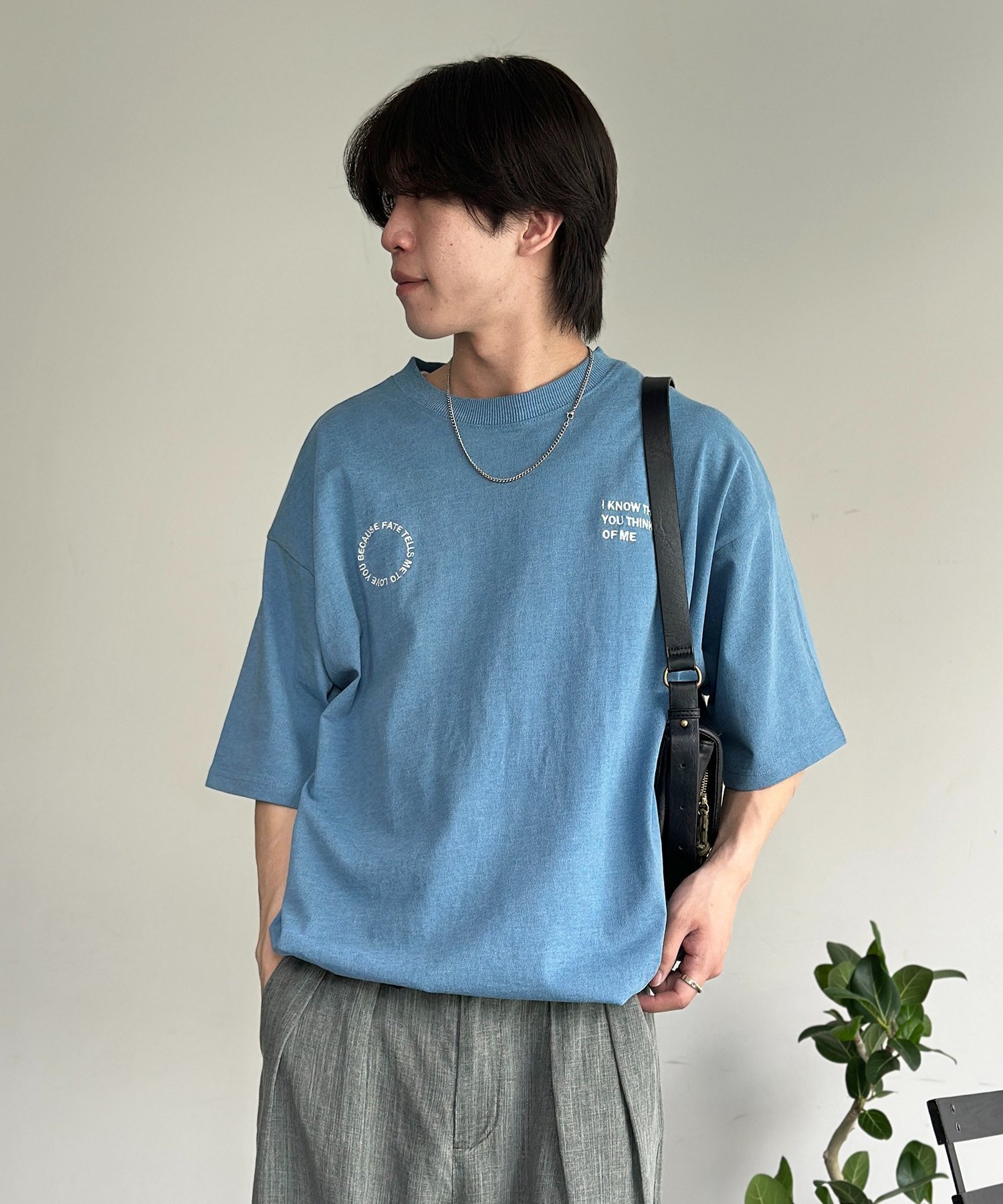 【シーピーシーエム/CPCM】のカットデニム胸刺繍T インテリア・キッズ・メンズ・レディースファッション・服の通販 founy(ファウニー) 　ファッション　Fashion　レディースファッション　Fashion for Women　カットソー　Cut and Sewn Top　カーゴパンツ　Cargo Pants, Utility Pants　シンプル　Simple, Minimal　スラックス　Slacks, Dress Pants　デニム　Denim, Jeans Material　リラックス　Relax, Relaxed Fit　ワイド　Wide, Wide Fit　おすすめ　Recommended / Our Picks　夏　Summer　エレガント 上品　Elegant　サックスブルー|ID: prp329100004975360 ipo3291000000037297600
