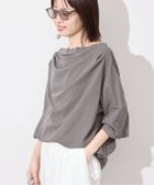 【スローブ イエナ/SLOBE IENA】のニュアンスネックBIG TEE 大人の最旬トレンドファッション＆コーディネート founy(ファウニー) ファッション Fashion レディースファッション Fashion for Women 2026年 2026 2026春夏・S/S Spring/Summer 2026 SS26 カットソー Cut and Sewn Top サングラス Sunglasses, Shades サンダル Sandals, Summer Shoes シアー Sheer, See-Through スラックス Slacks, Dress Pants ドレープ Drape, Draping Fabric 夏 Summer thumbnail グレー|ID: prp329100004975366 ipo3291000000037297619