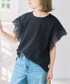 【スピック&スパン/Spick & Span】のケミカルレーススリーブプルオーバー ブラック|ID: prp329100004975368 ipo3291000000037297626