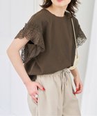 【スピック&スパン/Spick & Span】のケミカルレーススリーブプルオーバー ブラウン D|ID: prp329100004975368 ipo3291000000037297627