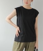 【ジャーナルスタンダード レリューム/JOURNAL STANDARD relume】のシアーツイストコットンノースリーブ 大人の最旬トレンドファッション＆コーディネート founy(ファウニー) ファッション Fashion レディースファッション Fashion for Women トップス・カットソー Cut & Sew Tops キャミソール&ノースリーブ Camisoles & Sleeveless Tops 2026年 2026 2026春夏・S/S Spring/Summer 2026 SS26 インナー Innerwear キャミ Camisole, Cami Top シアー Sheer, See-Through ノースリーブ Sleeveless, No-Sleeve thumbnail ブラック|ID: prp329100004975402 ipo3291000000037297758
