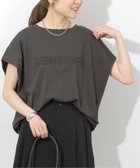 【ジャーナルスタンダード レリューム/JOURNAL STANDARD relume】のエンボスロゴフレンチスリーブTシャツ 大人の最旬トレンドファッション＆コーディネート founy(ファウニー) ファッション Fashion レディースファッション Fashion for Women トップス・カットソー Cut & Sew Tops シャツ・ブラウス・オフィスカジュアル Elegant Blouses & Button-Ups ロングTシャツ・Tシャツ Longline T-Shirts & Tees 2026年 2026 2026春夏・S/S Spring/Summer 2026 SS26 おすすめ Recommended / Our Picks カットソー Cut and Sewn Top スリーブ Sleeve, Long Sleeve / Short Sleeve フレンチ French, French Style プリント Print, Printed Pattern 無地 Plain, Solid Color thumbnail グレー|ID: prp329100004975405 ipo3291000000037297772