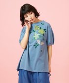 【ホコモモラ/Jocomomola】の【接触冷感】Fresco 天竺フラワーアップリケTシャツ 大人の最旬トレンドファッション＆コーディネート founy(ファウニー) ファッション Fashion レディースファッション Fashion for Women トップス・カットソー Cut & Sew Tops シャツ・ブラウス・オフィスカジュアル Elegant Blouses & Button-Ups ロングTシャツ・Tシャツ Longline T-Shirts & Tees オーガンジー Organza Fabric 春 Spring 秋 Autumn カットソー Cut and Sewn Top ショルダー Shoulder, Shoulder Strap スリーブ Sleeve, Long Sleeve / Short Sleeve タンク Tank Top, Sleeveless Top ドット Polka Dot, Dot Pattern ドロップ Drop Shoulder, Dropped Style フラワー Flower, Floral ペチコート Petticoat, Underskirt ポケット Pocket, Pocket Detail モチーフ Motif, Design Theme リラックス Relax, Relaxed Fit レース Lace, Lace Fabric ロング Long, Long-Length ワイド Wide, Wide Fit 冬 Winter / This Winter 夏 Summer thumbnail ブルー|ID: prp329100004975409 ipo3291000000037297786