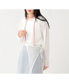 【ビームス ハート/BEAMS HEART】の【4/23新規値下げ】シアー ベロア リンガーTシャツ 26SS 大人の最旬トレンドファッション＆コーディネート founy(ファウニー) ファッション Fashion レディースファッション Fashion for Women トップス・カットソー Cut & Sew Tops シャツ・ブラウス・オフィスカジュアル Elegant Blouses & Button-Ups ロングTシャツ・Tシャツ Longline T-Shirts & Tees ベロアトップス Velour Tops / Velvet-Look Items 2026年 2026 2026春夏・S/S Spring/Summer 2026 SS26 おすすめ Recommended / Our Picks インナー Innerwear キャミソール Camisole, Spaghetti Strap Top シアー Sheer, See-Through スウェット / スエット Sweatshirt, Sweatwear デニム Denim, Jeans Material トレンド Trend, Trending Now ベロア Velour, Soft Velvet メッシュ Mesh, Net Fabric リボン Ribbon, Bow ワイド Wide, Wide Fit エレガント 上品 Elegant thumbnail IVORY|ID: prp329100004975411 ipo3291000000037297793
