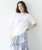 【ガレージ オブ グッド クロージング/GARAGE OF GOOD CLOTHING】の【日本製】ラフィー丸胴プリントT 大人の最旬トレンドファッション＆コーディネート founy(ファウニー) ファッション Fashion レディースファッション Fashion for Women おすすめ Recommended / Our Picks インナー Innerwear シンプル Simple, Minimal ジャケット Jacket, Outerwear デニム Denim, Jeans Material フロント Front, Front Design プリント Print, Printed Pattern ポケット Pocket, Pocket Detail エレガント 上品 Elegant 日本製 Made In Japan thumbnail ホワイト|ID: prp329100004975413 ipo3291000000037297801