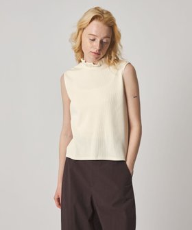 【ビューティ&ユース ユナイテッドアローズ/BEAUTY&YOUTH / UNITED ARROWS】のSteven Alan フリル ノースリーブ Tシャツ 大人の最旬トレンドファッション＆コーディネート founy(ファウニー) ファッション Fashion レディースファッション Fashion for Women トップス・カットソー Cut & Sew Tops キャミソール&ノースリーブ Camisoles & Sleeveless Tops シャツ・ブラウス・オフィスカジュアル Elegant Blouses & Button-Ups ロングTシャツ・Tシャツ Longline T-Shirts & Tees アメリカン American Style インナー Innerwear カーディガン Cardigan, Knitwear シンプル Simple, Minimal ジャケット Jacket, Outerwear テレコ Ribbed, Rib Stitch ニューヨーク New York, NYC Style ノースリーブ Sleeveless, No-Sleeve フィット Fit, Slim Fit フリル Frill, Ruffle エレガント 上品 Elegant |ID:prp329100004975420