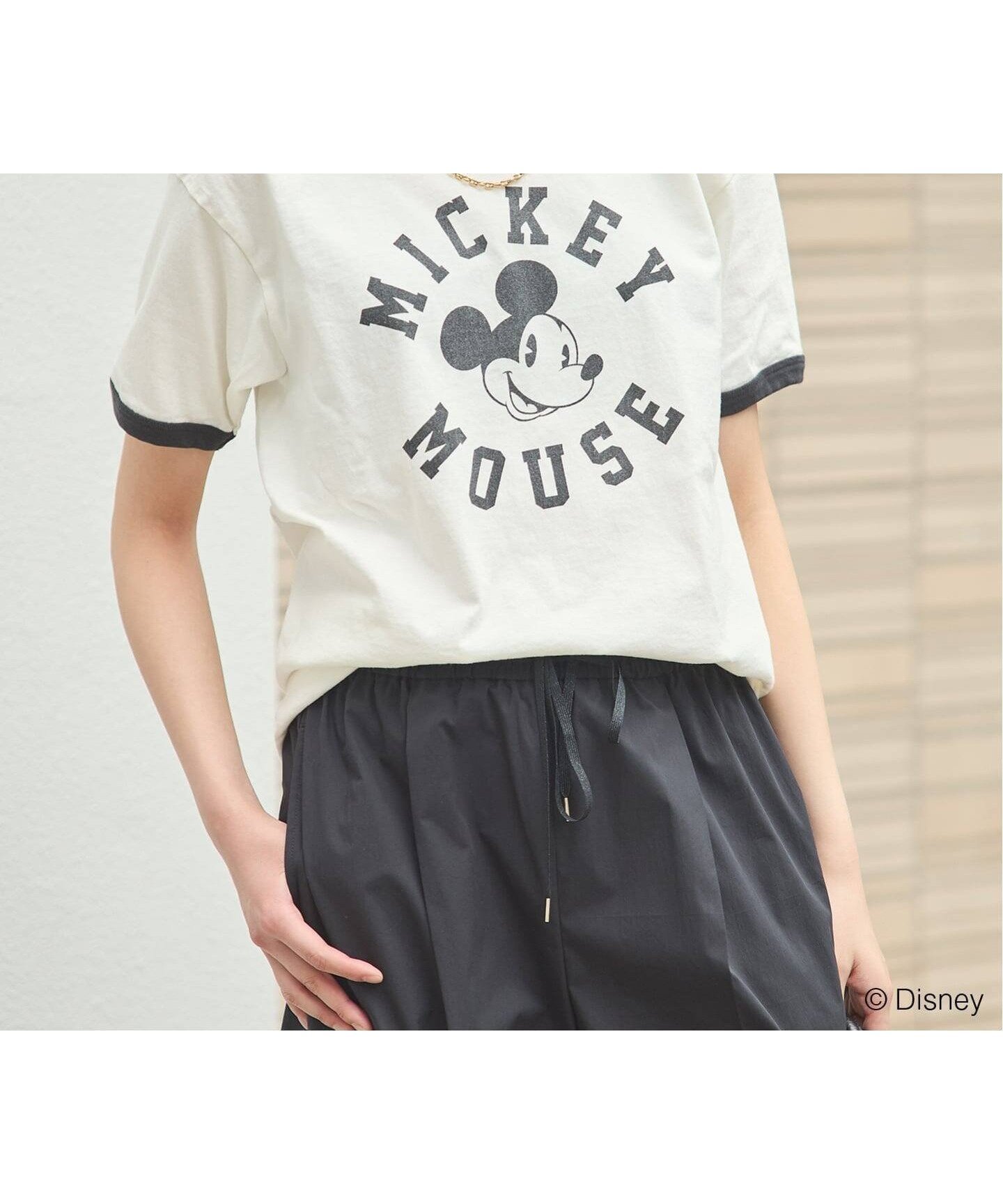 【ジャーナルスタンダード レサージュ/journal standard L'essage】の【MICKEY】ピグメントTシャツ インテリア・キッズ・メンズ・レディースファッション・服の通販 founy(ファウニー) 　ファッション　Fashion　レディースファッション　Fashion for Women　トップス・カットソー　Cut & Sew Tops　シャツ・ブラウス・オフィスカジュアル　Elegant Blouses & Button-Ups　ロングTシャツ・Tシャツ　Longline T-Shirts & Tees　2026年　2026　2026春夏・S/S　Spring/Summer 2026 SS26　インナー　Innerwear　ジャケット　Jacket, Outerwear　プリント　Print, Printed Pattern　ヴィンテージ　Vintage Style　ホワイト|ID: prp329100004975424 ipo3291000000037297836