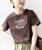 【シップス/SHIPS】の【WEB限定】オーガニック コットン コンパクト プリント TEE 大人の最旬トレンドファッション＆コーディネート founy(ファウニー) ファッション Fashion レディースファッション Fashion for Women インナー Innerwear オーガニック Organic Cotton カーディガン Cardigan, Knitwear グラデーション Gradient, Ombre コンパクト Compact, Small Size ジャケット Jacket, Outerwear デニム Denim, Jeans Material プリント Print, Printed Pattern ポケット Pocket, Pocket Detail 半袖 Short Sleeve, Half Sleeve おすすめ Recommended / Our Picks 夏 Summer 2026年 2026 2026春夏・S/S Spring/Summer 2026 SS26 thumbnail ブラウン|ID: prp329100004975428 ipo3291000000037297848
