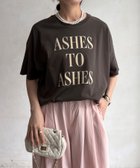 【ドゥドゥ/DouDou】の【WEB限定】フロッキーロゴプリントTEE 大人の最旬トレンドファッション＆コーディネート founy(ファウニー) ファッション Fashion レディースファッション Fashion for Women インナー Innerwear シンプル Simple, Minimal スマート Smart, Elegant バランス Balance, Style Balance ボトム Bottoms, Lower Wear リラックス Relax, Relaxed Fit S/S・春夏 SS, Spring/Summer, Warm Season 再入荷 Restock / Back in Stock 夏 Summer 2026年 2026 2026春夏・S/S Spring/Summer 2026 SS26 thumbnail ブラウン|ID: prp329100004975432 ipo3291000000037297861