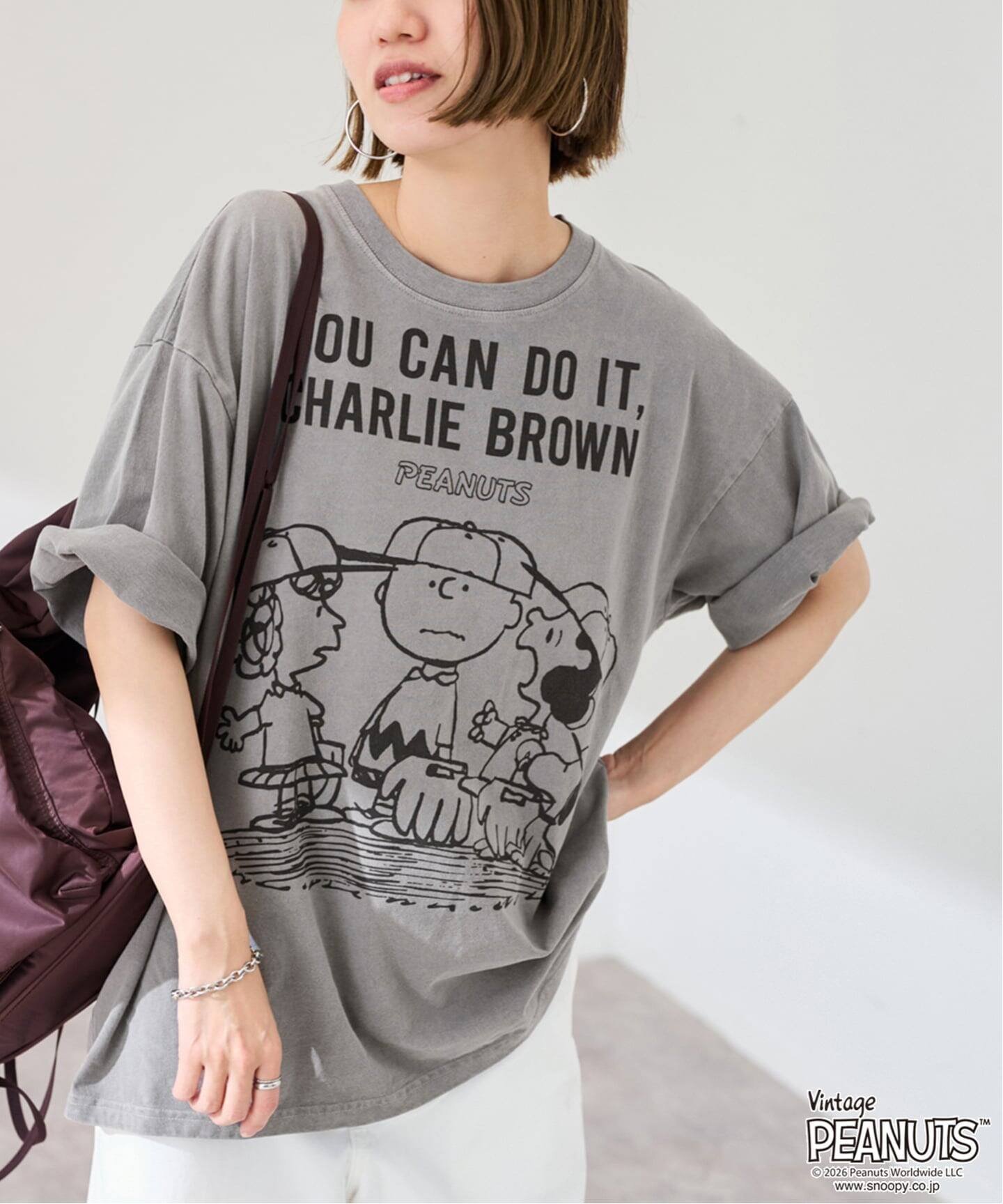 【フレームワーク/FRAMeWORK】のJOHNBULL/ジョンブル PENUTS YOU CAN DO IT T 大人の最旬トレンドファッション＆コーディネート founy(ファウニー) 　ファッション　Fashion　レディースファッション　Fashion for Women　ジーンズ　Jeans, Denim Pants　スラックス　Slacks, Dress Pants　デニム　Denim, Jeans Material　プリント　Print, Printed Pattern　ワーク　Workwear, Utility Style　 other-1|ID: prp329100004975434 ipo3291000000037297864