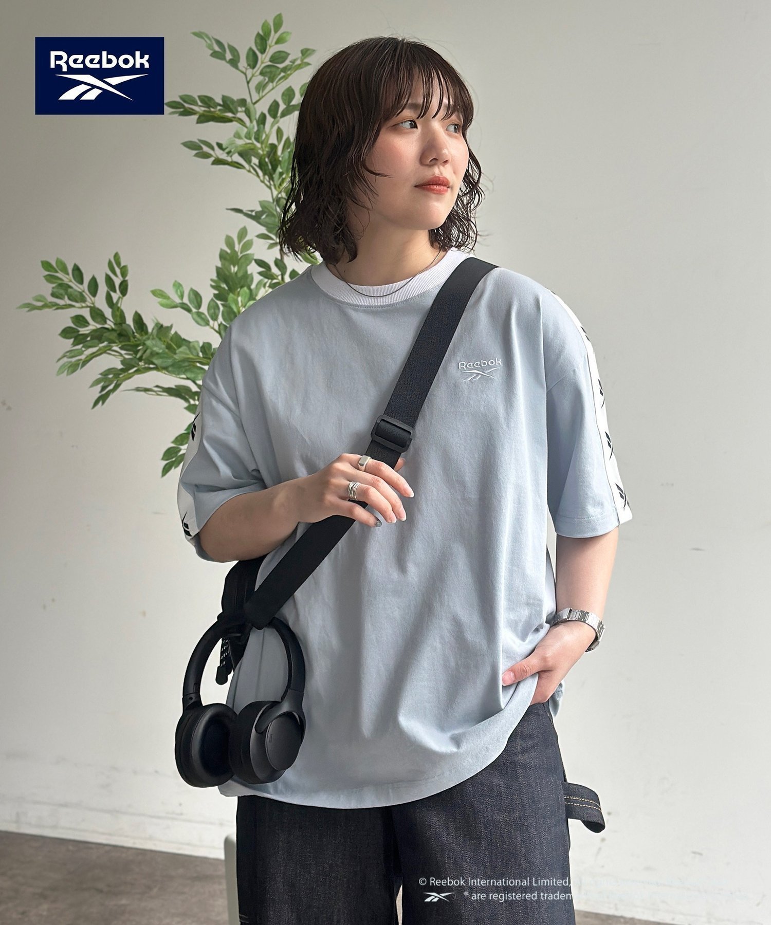 【シーピーシーエム/CPCM】の【Reebok】肩ラインT インテリア・キッズ・メンズ・レディースファッション・服の通販 founy(ファウニー) 　ファッション　Fashion　レディースファッション　Fashion for Women　アクセサリー　Fashion Accessories　カーゴパンツ　Cargo Pants, Utility Pants　キャップ　Cap, Baseball Cap　シューズ　Shoes, Footwear　シルバー　Silver, Metallic Silver　スニーカー　Sneakers, Trainers　スポーツ　Sports, Activewear　スラックス　Slacks, Dress Pants　デニム　Denim, Jeans Material　定番　Standard, Basic Item　モダン　Modern, Contemporary　リラックス　Relax, Relaxed Fit　ワイド　Wide, Wide Fit　ワンポイント　One Point, Statement Accent　おすすめ　Recommended / Our Picks　夏　Summer　サックスブルー|ID: prp329100004975441 ipo3291000000037297891