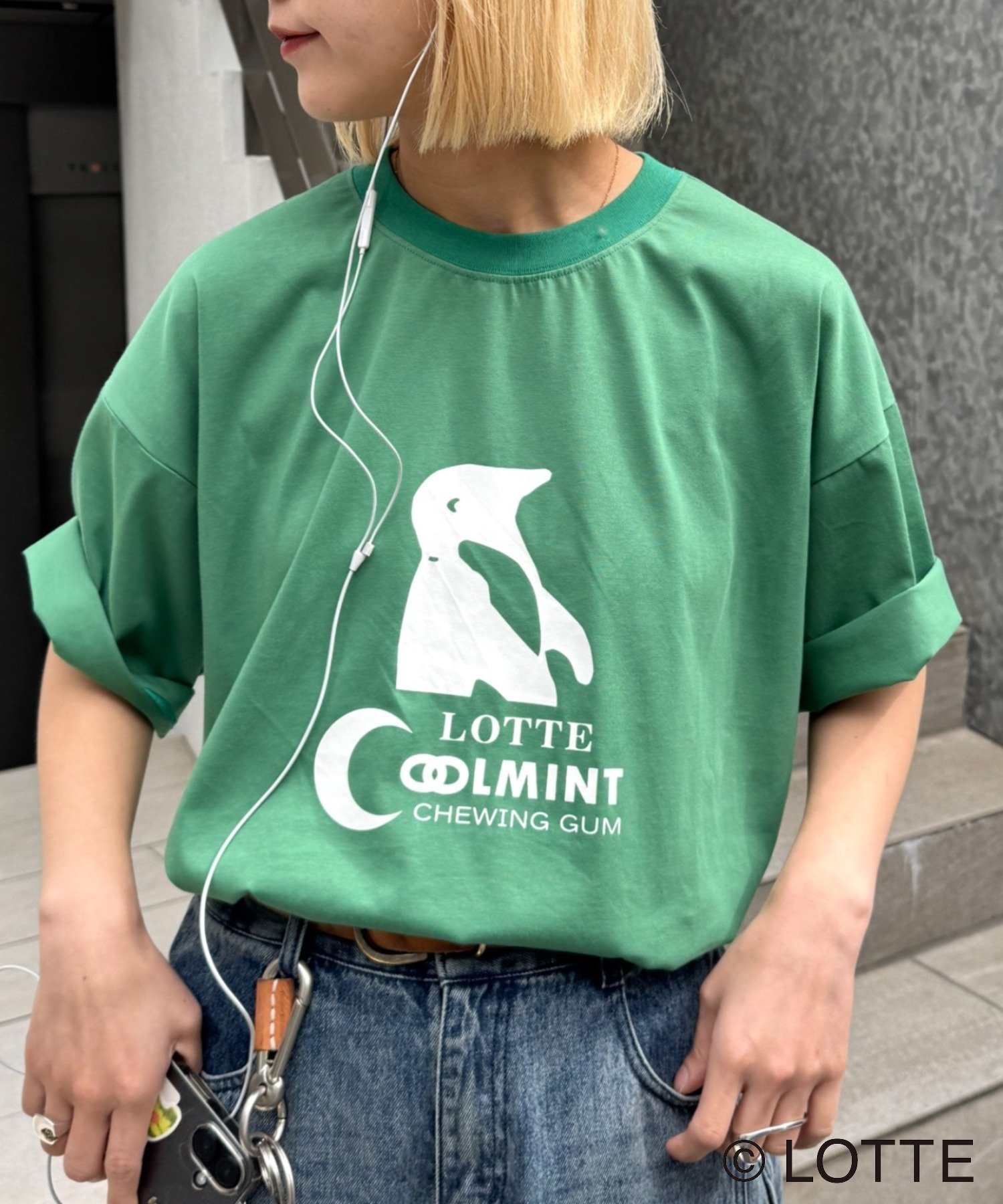 【チャオパニックティピー/CIAOPANIC TYPY】の【TYPY×LOTTE板ガム】持続冷感クールミントTEE インテリア・キッズ・メンズ・レディースファッション・服の通販 founy(ファウニー) 　ファッション　Fashion　レディースファッション　Fashion for Women　イラスト　Illustration　クール　Cool, Chic　シンプル　Simple, Minimal　トレンド　Trend, Trending Now　フロント　Front, Front Design　プリント　Print, Printed Pattern　リラックス　Relax, Relaxed Fit　おすすめ　Recommended / Our Picks　夏　Summer　グリーン|ID: prp329100004975446 ipo3291000000037297908