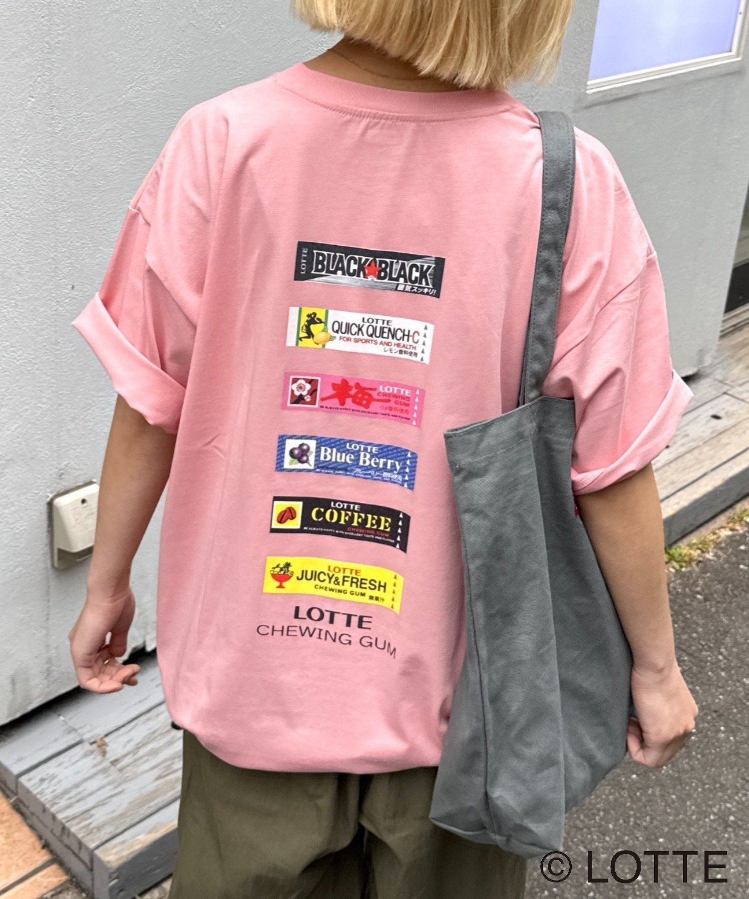 【チャオパニックティピー/CIAOPANIC TYPY】の【TYPY×LOTTE板ガム】持続冷感バックロゴ板ガム集合ポケットTEE インテリア・キッズ・メンズ・レディースファッション・服の通販 founy(ファウニー) 　ファッション　Fashion　レディースファッション　Fashion for Women　バッグ　Bags　クール　Cool, Chic　シンプル　Simple, Minimal　トレンド　Trend, Trending Now　フロント　Front, Front Design　プリント　Print, Printed Pattern　ポケット　Pocket, Pocket Detail　リラックス　Relax, Relaxed Fit　おすすめ　Recommended / Our Picks　夏　Summer　ピンク|ID: prp329100004975447 ipo3291000000037297913