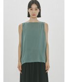 【マーコート/MARcourt】のMIDIUMISOLID for Ladies ノースリーブタックワイドプルオーバー グリーン|ID: prp329100004975452 ipo3291000000037297932