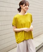 【イッカ/ikka】の【接触冷感】鹿の子センターシームタックプルオーバー マスタード|ID: prp329100004975457 ipo3291000000037297958