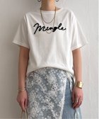 【エルビーシー/LBC】のカラーコード刺繍ロゴTシャツ 大人の最旬トレンドファッション＆コーディネート founy(ファウニー) ファッション Fashion レディースファッション Fashion for Women トップス・カットソー Cut & Sew Tops シャツ・ブラウス・オフィスカジュアル Elegant Blouses & Button-Ups ロングTシャツ・Tシャツ Longline T-Shirts & Tees シンプル Simple, Minimal ベーシック Basic, Essential ボトム Bottoms, Lower Wear 半袖 Short Sleeve, Half Sleeve thumbnail ホワイト|ID: prp329100004975458 ipo3291000000037297965