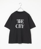 【ノッチ/notch】の【吸水速乾/UVカット】The City プリントTシャツ 大人の最旬トレンドファッション＆コーディネート founy(ファウニー) ファッション Fashion レディースファッション Fashion for Women トップス・カットソー Cut & Sew Tops シャツ・ブラウス・オフィスカジュアル Elegant Blouses & Button-Ups ロングTシャツ・Tシャツ Longline T-Shirts & Tees シンプル Simple, Minimal フロント Front, Front Design プリント Print, Printed Pattern リラックス Relax, Relaxed Fit 吸水 Absorbent, Quick-Dry 夏 Summer thumbnail ブラック|ID: prp329100004975460 ipo3291000000037297975