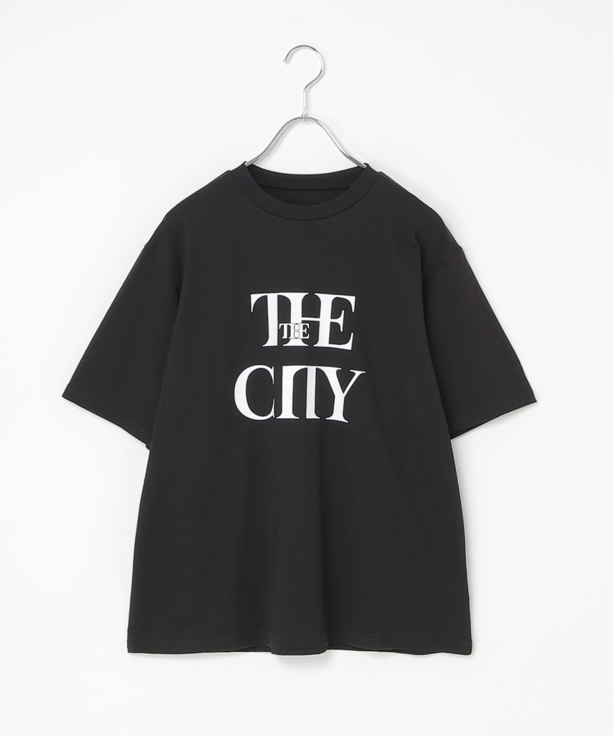 【ノッチ/notch】の【吸水速乾/UVカット】The City プリントTシャツ インテリア・キッズ・メンズ・レディースファッション・服の通販 founy(ファウニー) 　ファッション　Fashion　レディースファッション　Fashion for Women　トップス・カットソー　Cut & Sew Tops　シャツ・ブラウス・オフィスカジュアル　Elegant Blouses & Button-Ups　ロングTシャツ・Tシャツ　Longline T-Shirts & Tees　シンプル　Simple, Minimal　フロント　Front, Front Design　プリント　Print, Printed Pattern　リラックス　Relax, Relaxed Fit　吸水　Absorbent, Quick-Dry　夏　Summer　ブラック|ID: prp329100004975460 ipo3291000000037297975