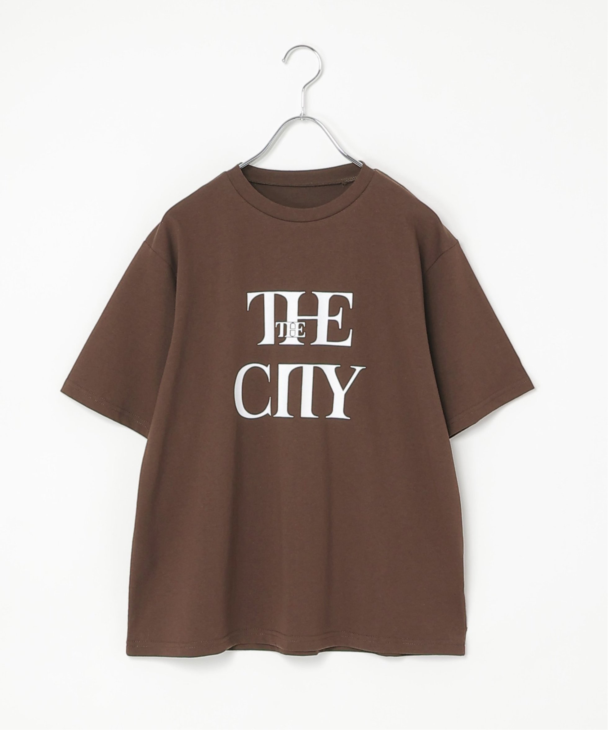 【ノッチ/notch】の【吸水速乾/UVカット】The City プリントTシャツ インテリア・キッズ・メンズ・レディースファッション・服の通販 founy(ファウニー) 　ファッション　Fashion　レディースファッション　Fashion for Women　トップス・カットソー　Cut & Sew Tops　シャツ・ブラウス・オフィスカジュアル　Elegant Blouses & Button-Ups　ロングTシャツ・Tシャツ　Longline T-Shirts & Tees　シンプル　Simple, Minimal　フロント　Front, Front Design　プリント　Print, Printed Pattern　リラックス　Relax, Relaxed Fit　吸水　Absorbent, Quick-Dry　夏　Summer　ブラウン|ID: prp329100004975460 ipo3291000000037297976