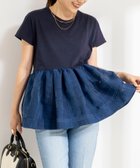【ノーリーズ/NOLLEY'S】のウォッシャブル布帛切り替えプルオーバー インディゴブルー|ID: prp329100004975461 ipo3291000000037297978