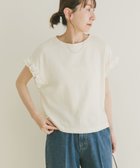 【アイテムズアーバンリサーチ/ITEMS URBAN RESEARCH】のドッキングフリルTシャツ オフホワイト|ID: prp329100004975462 ipo3291000000037297982