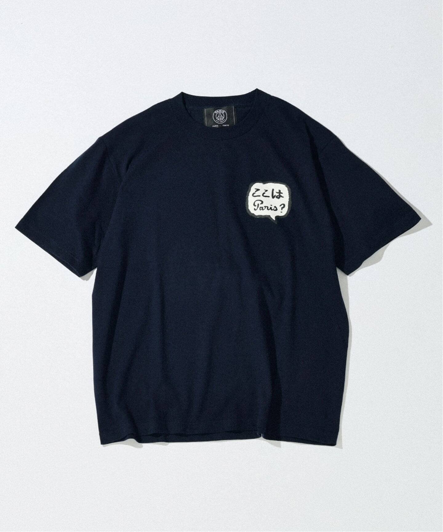 【エディフィス/EDIFICE】のJEAN JULIEN x PSG TEE 1 インテリア・キッズ・メンズ・レディースファッション・服の通販 founy(ファウニー) 　ファッション　Fashion　レディースファッション　Fashion for Women　キャラクター　Character, Licensed Characters　サッカー　Seersucker, Summer Fabric　シンプル　Simple, Minimal　スポーツ　Sports, Activewear　スマート　Smart, Elegant　人気　Popular, Best Seller　猫　Cat, Kitty　フランス　France, French　ワーク　Workwear, Utility Style　ネイビー|ID: prp329100004975466 ipo3291000000037298004