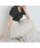 【マジェスティック レゴン/MAJESTIC LEGON】のシアースリーブトップス 大人の最旬トレンドファッション＆コーディネート founy(ファウニー) ファッション Fashion レディースファッション Fashion for Women トップス・カットソー Cut & Sew Tops インナー Innerwear カットソー Cut and Sewn Top キャミソール Camisole, Spaghetti Strap Top シアー Sheer, See-Through シャーリング Shirring, Ruched シンプル Simple, Minimal デニム Denim, Jeans Material ビスチェ Bustier, Corset Top フィット Fit, Slim Fit フェミニン Feminine, Girly ボトム Bottoms, Lower Wear 夏 Summer thumbnail ブラック|ID: prp329100004975472 ipo3291000000037298034