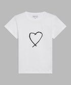 【アニエスベー ファム/agnes b. FEMME】のアイコニック プリント コットン 半袖 Tシャツ Sarajevo heart 大人の最旬トレンドファッション＆コーディネート founy(ファウニー) ファッション Fashion レディースファッション Fashion for Women トップス・カットソー Cut & Sew Tops シャツ・ブラウス・オフィスカジュアル Elegant Blouses & Button-Ups ロングTシャツ・Tシャツ Longline T-Shirts & Tees インナー Innerwear コレクション Collection, Seasonal Line シンプル Simple, Minimal スリーブ Sleeve, Long Sleeve / Short Sleeve フレンチ French, French Style プリント Print, Printed Pattern ボックス Boxy, Box Shape 半袖 Short Sleeve, Half Sleeve モチーフ Motif, Design Theme A/W・秋冬 Autumn/Winter 夏 Summer thumbnail ホワイト|ID: prp329100004975474 ipo3291000000037298038